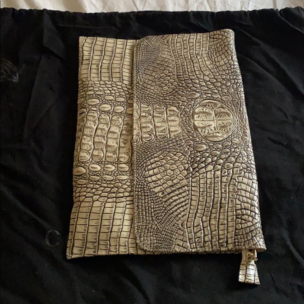 CUE Snake Leather like Clutch, good condition.